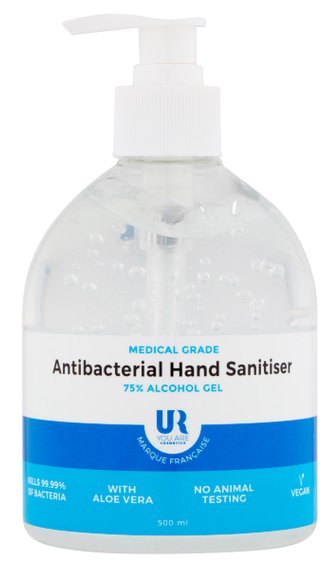 Medical Grade  Antibacterial Hand Sanitiser  75% Alcohol  No Animal Testing  killd 99.99% of Bacteria